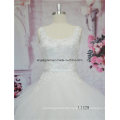 Ruffle Backless New Modle Wedding Gown/Dress with Bowknot Decorate